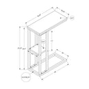 Monarch I 3670 Accent Table - Espresso/Black Metal IMAGE 10