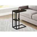 Monarch I 3670 Accent Table - Espresso/Black Metal IMAGE 8