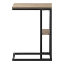Monarch I 3672 Accent Table - Dark Taupe/Black Metal IMAGE 2