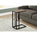 Monarch I 3672 Accent Table - Dark Taupe/Black Metal IMAGE 8