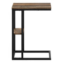 Monarch I 3673 Accent Table - Brown Reclaimed-Look/Black Metal IMAGE 2
