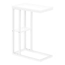 Monarch I 3676 Accent Table - White/White Metal IMAGE 1