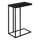 Monarch I 3761 Accent Table - Black/Black Metal IMAGE 1