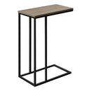 Monarch I 3766 Accent Table - Dark Taupe/Black Metal IMAGE 1