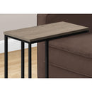 Monarch I 3766 Accent Table - Dark Taupe/Black Metal IMAGE 3