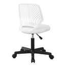 Monarch I 7338 Office Chair - White Juvenile/Black Base IMAGE 2