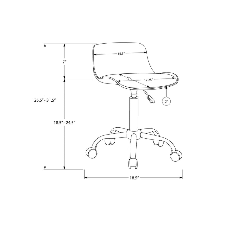 Monarch Kids Seating Desk Chairs I 7463 IMAGE 11