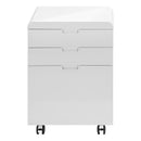 Monarch I 7583 Filling Cabinet - High Glossy White IMAGE 2