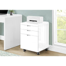 Monarch I 7583 Filling Cabinet - High Glossy White IMAGE 9