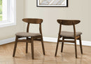 Monarch I 1365 Dining Chair - Brown Walnut/Beige Fabric