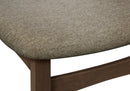 Monarch I 1365 Dining Chair - Brown Walnut/Beige Fabric