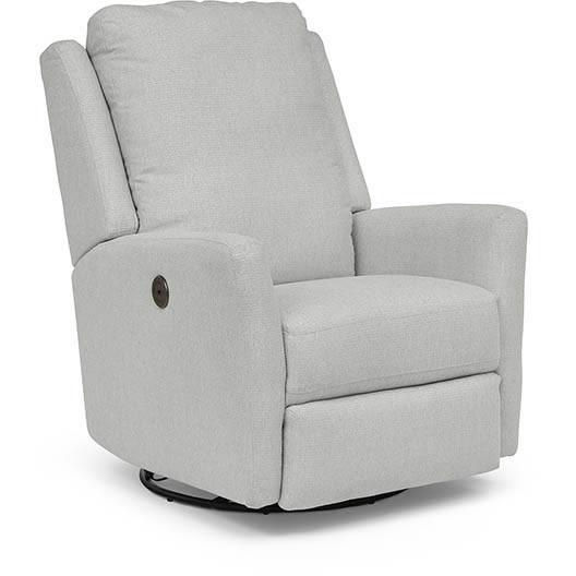 Best Home Furnishings Heatherly Swivel Glider Fabric Recliner Heatherly 1NP25 Swivel Glider Recliner - Dove IMAGE 1