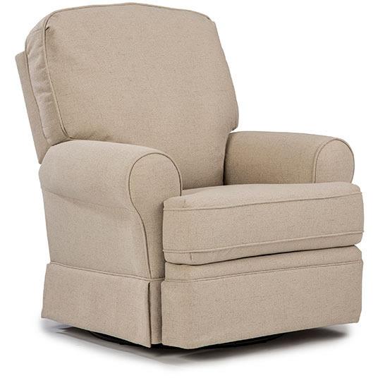 Best Home Furnishings Juliana Swivel Glider Fabric Recliner Juliana 5NI75 Swivel Glider Recliner - Beige IMAGE 1