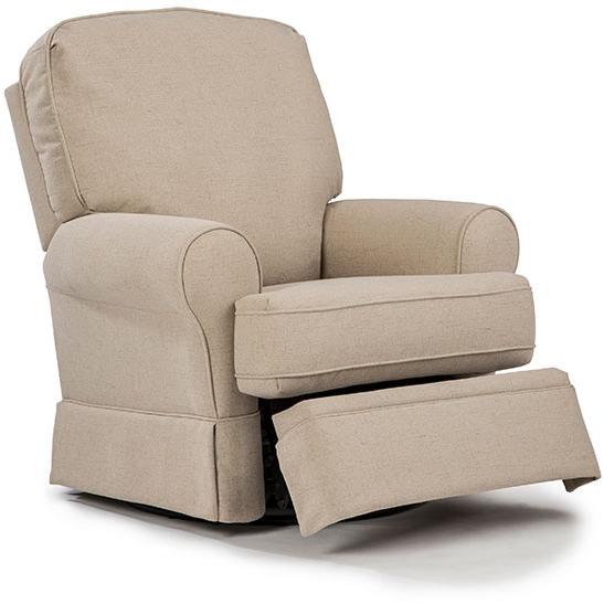 Best Home Furnishings Juliana Swivel Glider Fabric Recliner Juliana 5NI75 Swivel Glider Recliner - Beige IMAGE 2