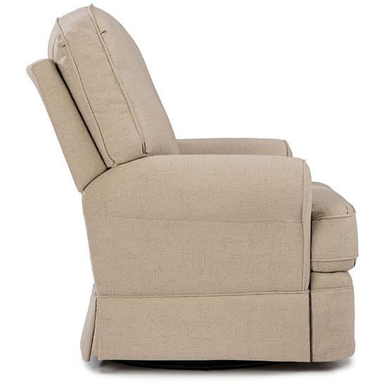 Best Home Furnishings Juliana Swivel Glider Fabric Recliner Juliana 5NI75 Swivel Glider Recliner - Beige IMAGE 4