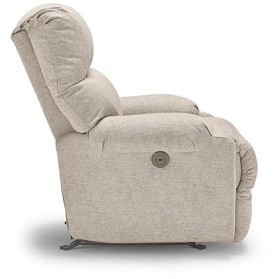 Best Home Furnishings Karen Rocker Fabric Recliner Karen 6MP07 Rocker Recliner - Organic IMAGE 4