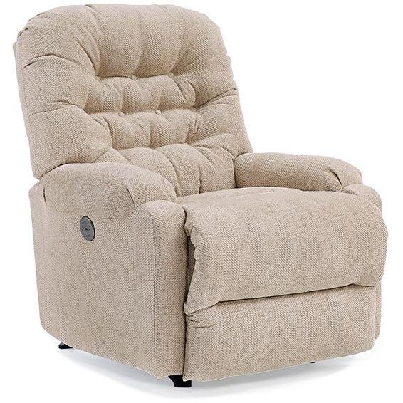 Best Home Furnishings Barb Rocker Fabric Recliner Barb 6MP17 Rocker Recliner - Flax IMAGE 1