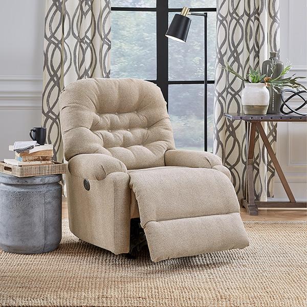 Best Home Furnishings Barb Rocker Fabric Recliner Barb 6MP17 Rocker Recliner - Flax IMAGE 6