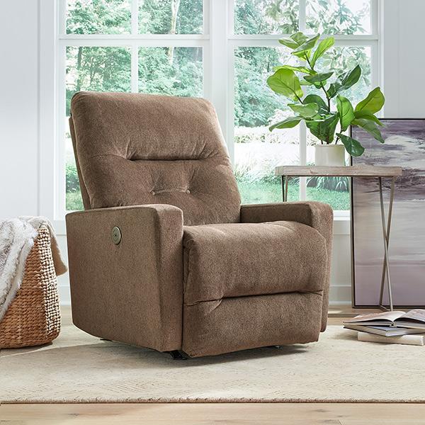 Best Home Furnishings Gentry Rocker Fabric Recliner Gentry 6MP27 Rocker Recliner - Café IMAGE 5