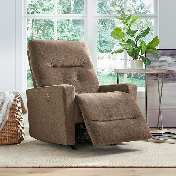 Best Home Furnishings Gentry Rocker Fabric Recliner Gentry 6MP27 Rocker Recliner - Café IMAGE 6