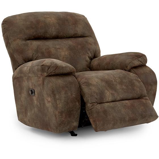 Best Home Furnishings Arial Rocker Fabric Recliner Arial 6MZ67 Rocker Recliner - Driftwood IMAGE 2