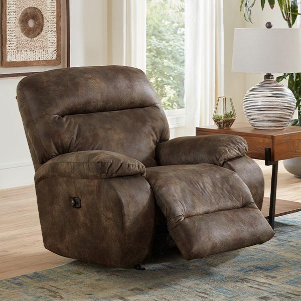 Best Home Furnishings Arial Rocker Fabric Recliner Arial 6MZ67 Rocker Recliner - Driftwood IMAGE 6