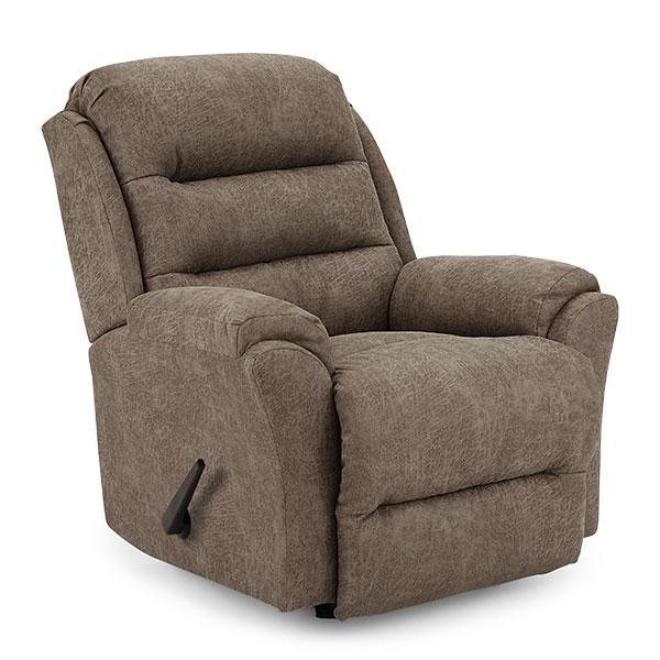 Best Home Furnishings Oren Rocker Fabric Recliner Oren 6NP77 Rocker Recliner - Paloma Grey IMAGE 1