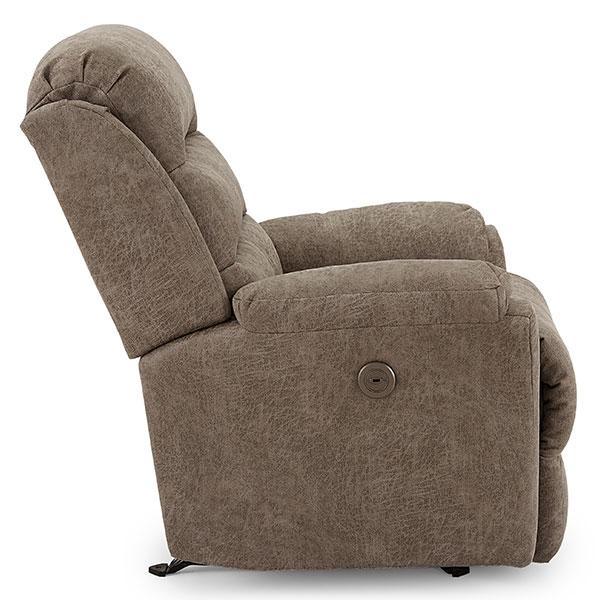 Best Home Furnishings Oren Rocker Fabric Recliner Oren 6NP77 Rocker Recliner - Paloma Grey IMAGE 4