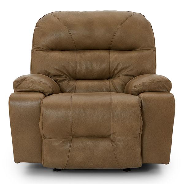 Best Home Furnishings Ryson Rocker Leather Recliner Ryson 8MZ57 Rocker Recliner - Stone IMAGE 3