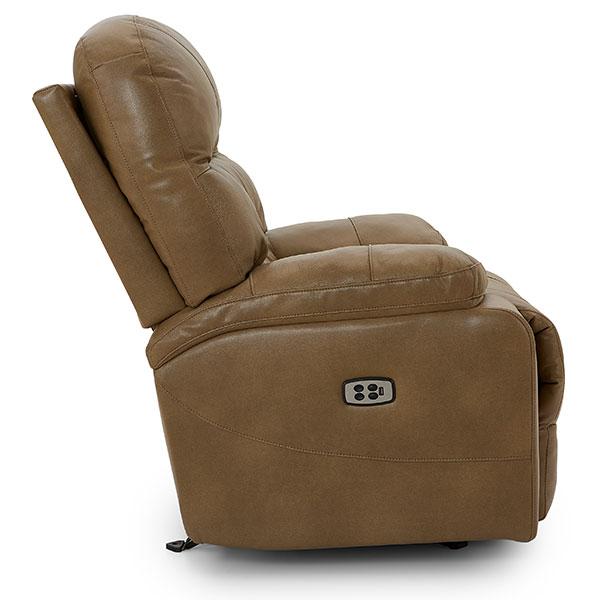 Best Home Furnishings Ryson Rocker Leather Recliner Ryson 8MZ57 Rocker Recliner - Stone IMAGE 4