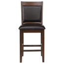 Coaster Furniture Dewey 115209 Upholstered Counter Chair - Walnut (Set of 2) IMAGE 2