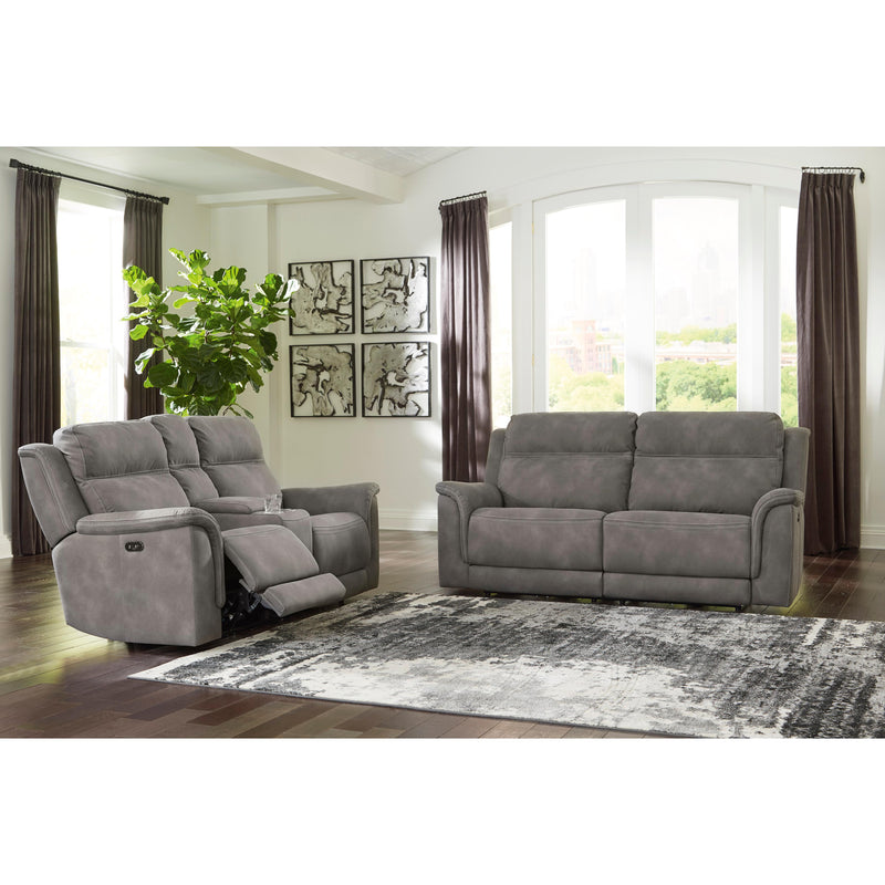 Signature Design by Ashley Next-Gen DuraPella Power Reclining Fabric Loveseat with Console 5930118C IMAGE 11