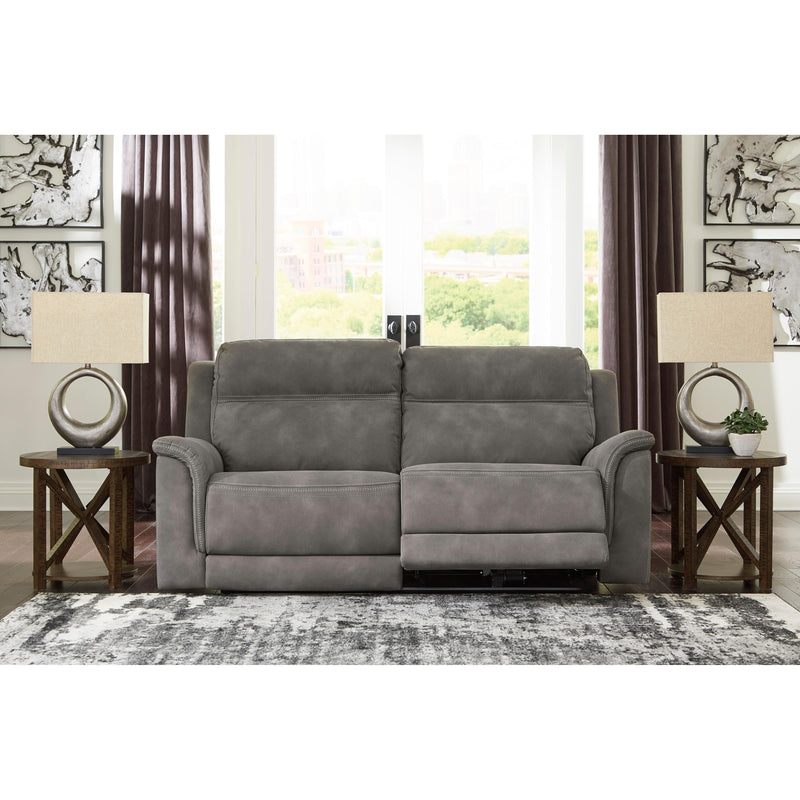 Signature Design by Ashley Next-Gen DuraPella Power Reclining Fabric Sofa 5930147C IMAGE 6