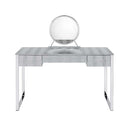 Acme Furniture Myles AC00840 Vanity Desk - White & Chrome IMAGE 3