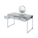 Acme Furniture Myles AC00840 Vanity Desk - White & Chrome IMAGE 5