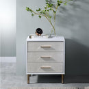 Acme Furniture Myles AC00843 Nightstand - White & Champagne IMAGE 5