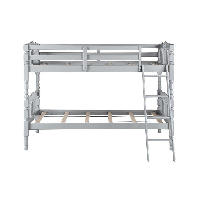 Acme Furniture Homestead BD00864 Twin/Twin Bunk Bed (Gray) IMAGE 2