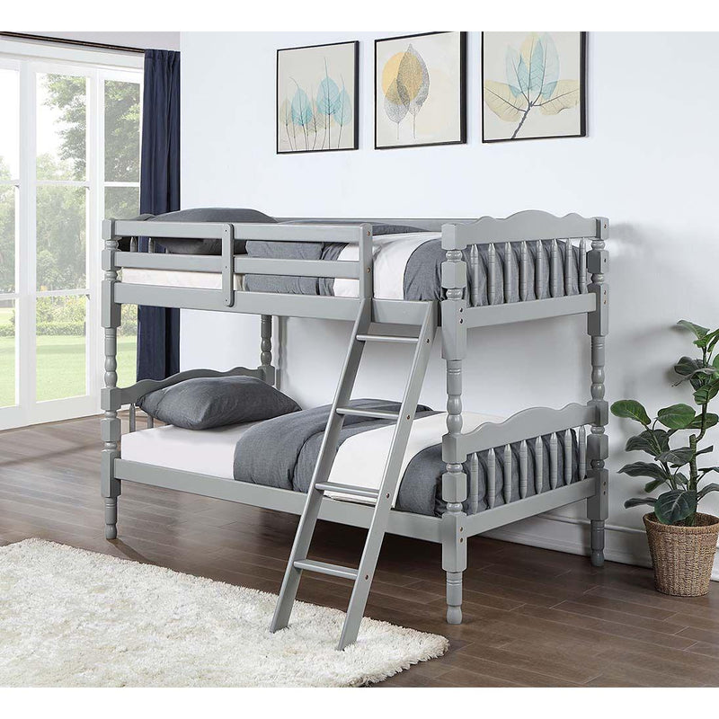 Acme Furniture Homestead BD00864 Twin/Twin Bunk Bed (Gray) IMAGE 5