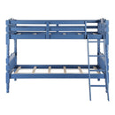 Acme Furniture Homestead BD00865 Twin/Twin Bunk Bed (Blue) IMAGE 3