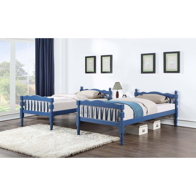 Acme Furniture Homestead BD00865 Twin/Twin Bunk Bed (Blue) IMAGE 6