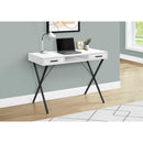 Monarch I 7790 Computer Desk - White/Black IMAGE 2