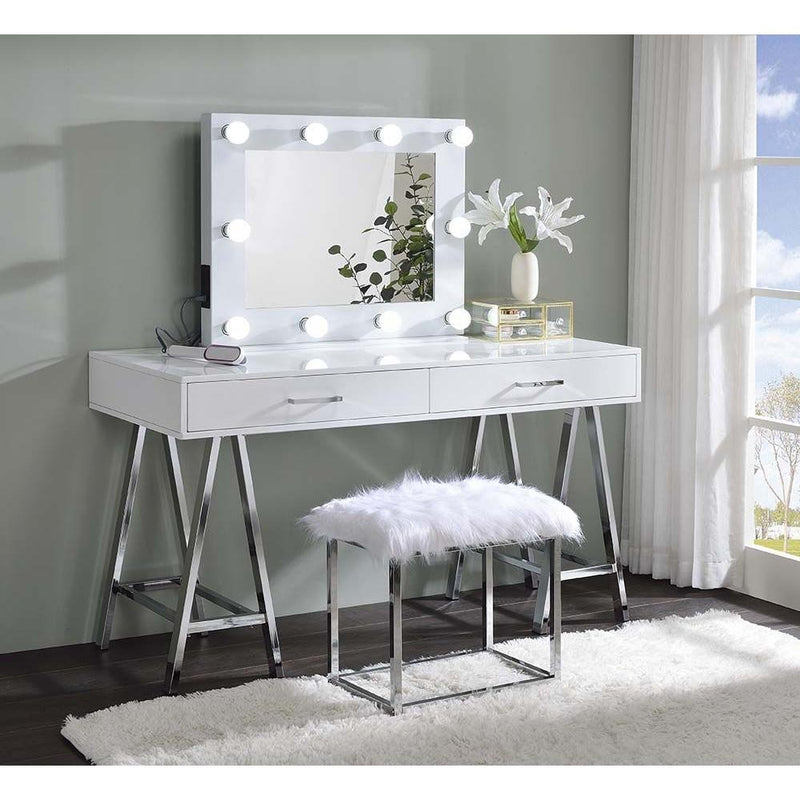 Acme Furniture Coleen 2-Drawer Vanity Table AC00901 IMAGE 2