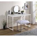 Acme Furniture Adao AC00936 Vanity Mirror - Black & Chrome IMAGE 2