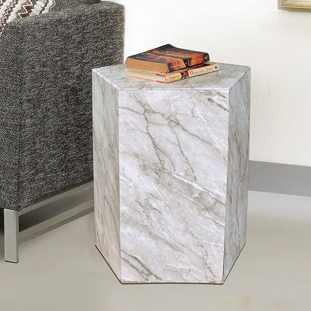 Furniture of America Anuja End Table CM-AC300WH-3A IMAGE 1