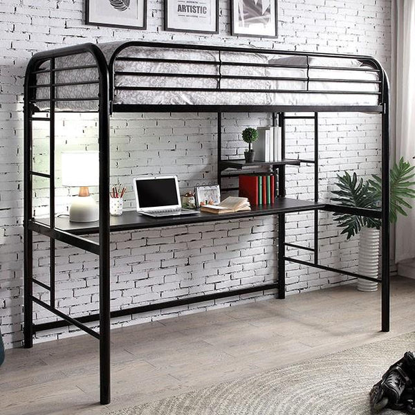 Furniture of America Kids Beds Loft Bed CM-BK938BK IMAGE 1