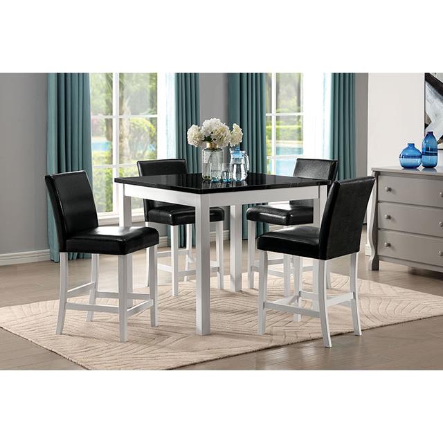 Furniture of America Mathilda 5 pc Counter Height Dinette CM3143PT-5PK IMAGE 2