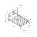 Monarch I 6061Q Queen Bed - White