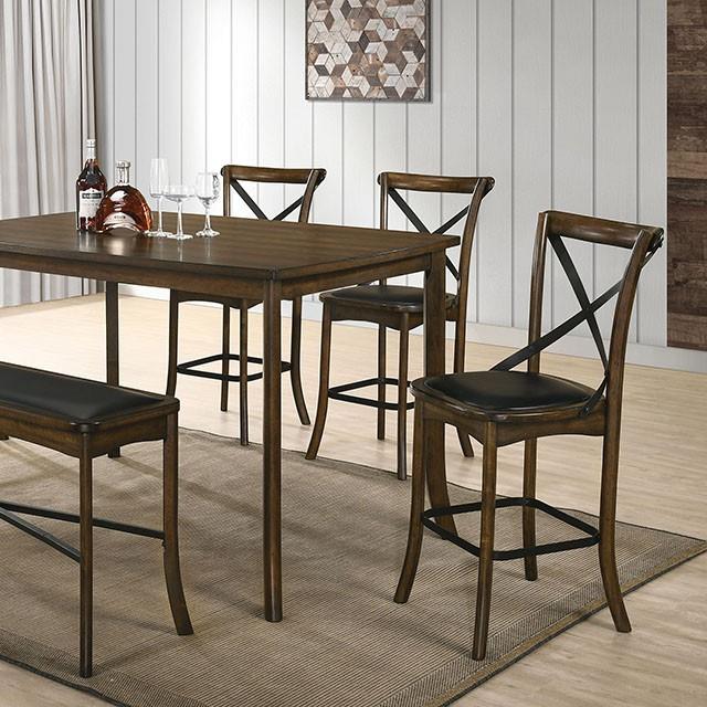 Furniture of America Buhl Counter Height Dining Table CM3148PT IMAGE 1