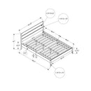 Monarch I 6066Q Queen Bed - Walnut