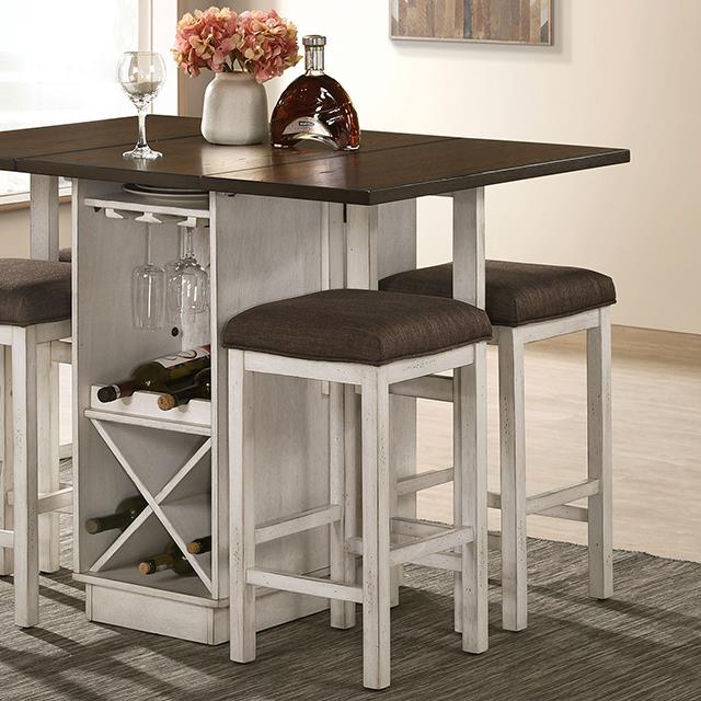 Furniture of America Bingham Counter Height Dining Table CM3168BR-PT IMAGE 1